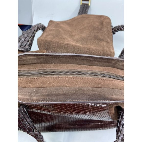 Sondra Roberts Brown Leather Handbag - Picture 11 of 16